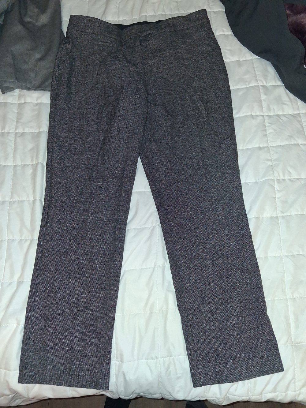 Investments Women's Charcoal Heather Straight-Leg Pants